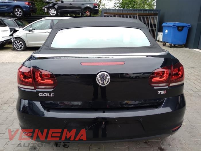 Volkswagen Golf VI Cabrio 1.4 TSI 122 16V Sloopvoertuig (2013, Zwart)
