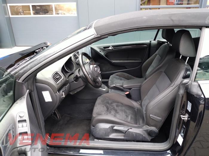 Volkswagen Golf VI Cabrio 1.4 TSI 122 16V Sloopvoertuig (2013, Zwart)