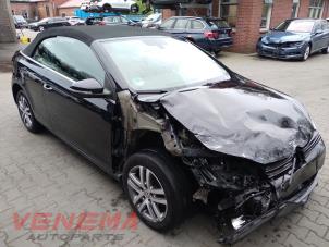 Volkswagen Golf VI Cabrio 1.4 TSI 122 16V Sloopvoertuig (2013, Zwart)