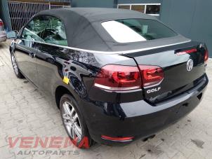 Volkswagen Golf VI Cabrio 1.4 TSI 122 16V Sloopvoertuig (2013, Zwart)