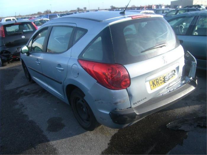 Peugeot 207 SW 1.6 HDi 16V Sloopvoertuig (2010, Licht, Blauw)