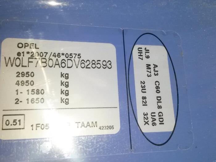 Opel Vivaro Sloopvoertuig (2013, Blauw)