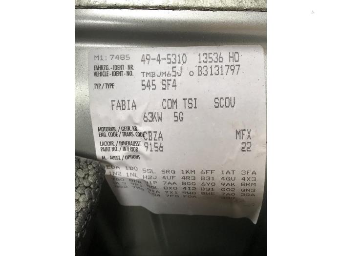 Skoda Fabia II Combi 1.2 TSI Sloopvoertuig (2011, Grijs)