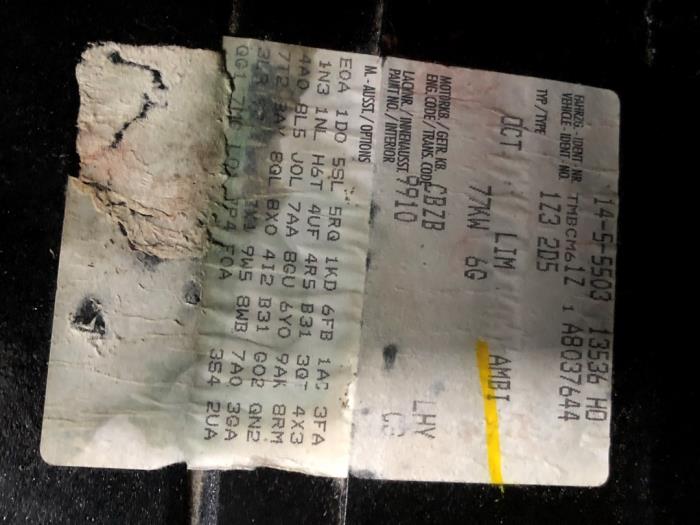 Skoda Octavia 1.2 TSI Sloopvoertuig (2010, Zwart)