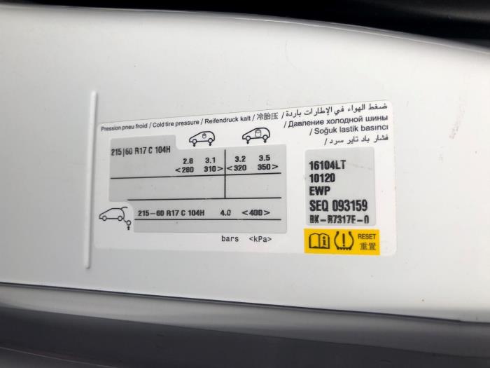 Opel Vivaro Sloopvoertuig (2021, Wit)