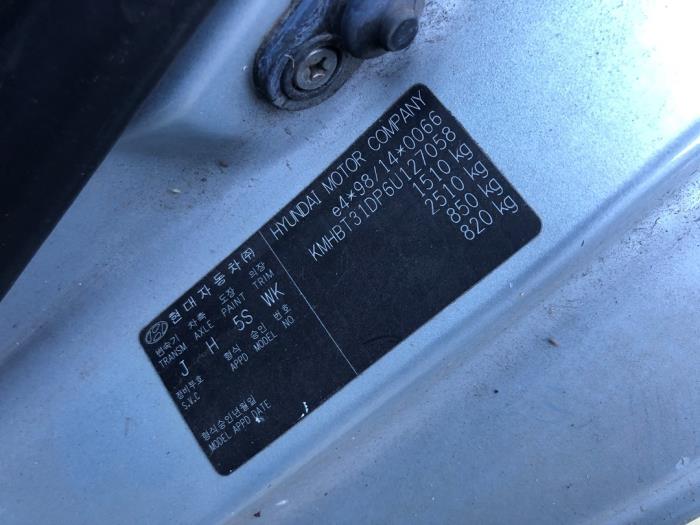 Hyundai Getz 1.4i 16V Sloopvoertuig (2006, Grijs)