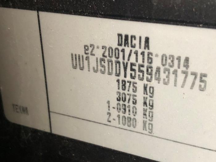 Dacia Lodgy 1.2 TCE 16V Sloopvoertuig (2018, Grijs)