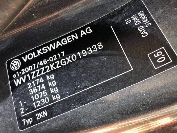 Volkswagen Caddy IV 1.6 TDI 16V Sloopvoertuig (2017, Donker, Grijs)