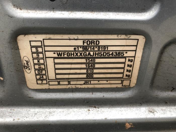 Ford Fiesta 5 1.3 Sloopvoertuig (2005, Blauw)