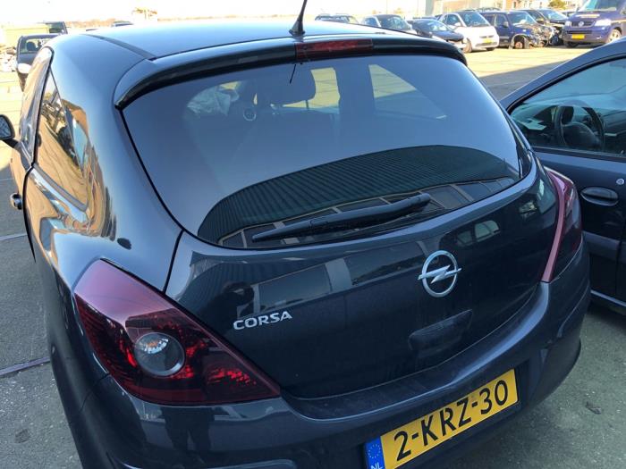 Opel Corsa D 1.2 16V LPG Sloopvoertuig (2013, Zwart)