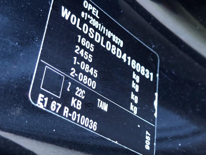 Opel Corsa D 1.2 16V LPG Sloopvoertuig (2013, Zwart)