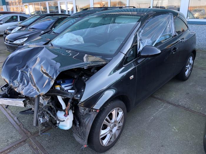 Opel Corsa D 1.2 16V LPG Sloopvoertuig (2013, Zwart)