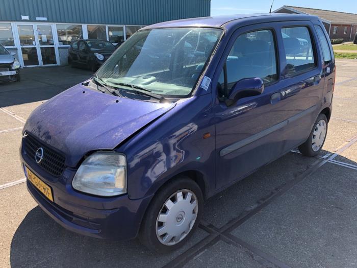 Opel Agila 1.2 16V Sloopvoertuig (2000, Blauw)