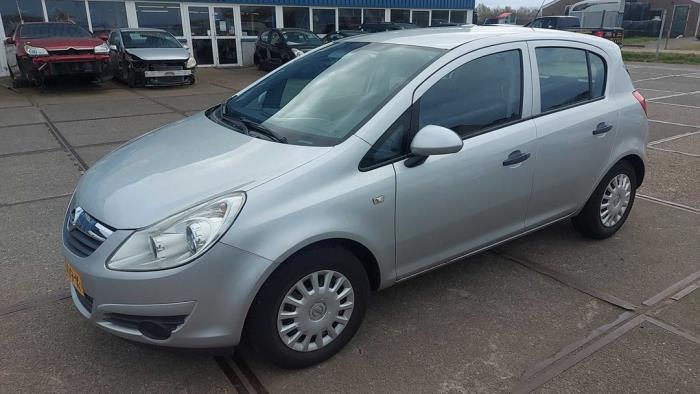 Opel Corsa D 1.2 16V Schadevoertuig (2007, Grijs)