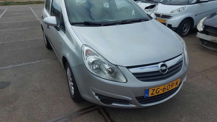 Opel Corsa D 1.2 16V Schadevoertuig (2007, Grijs)