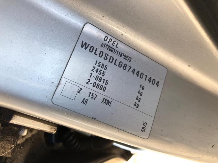 Opel Corsa D 1.2 16V Schadevoertuig (2007, Grijs)