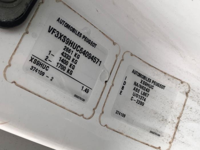 Peugeot Expert 1.6 HDi 90 Sloopvoertuig (2008, Wit)