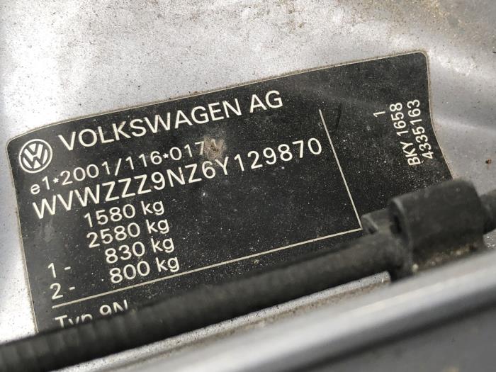 Volkswagen Polo IV 1.4 16V 75 Sloopvoertuig (2006, Grijs)