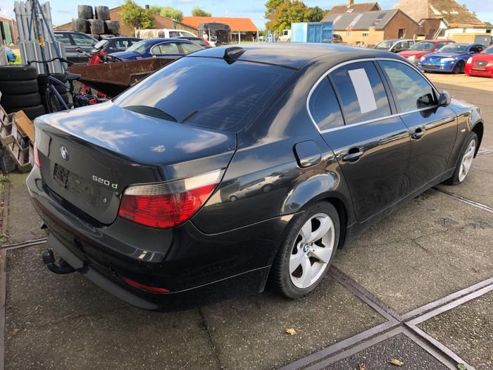 BMW 5 serie 520d 16V Corporate Lease Sloopvoertuig (2007, Zwart)