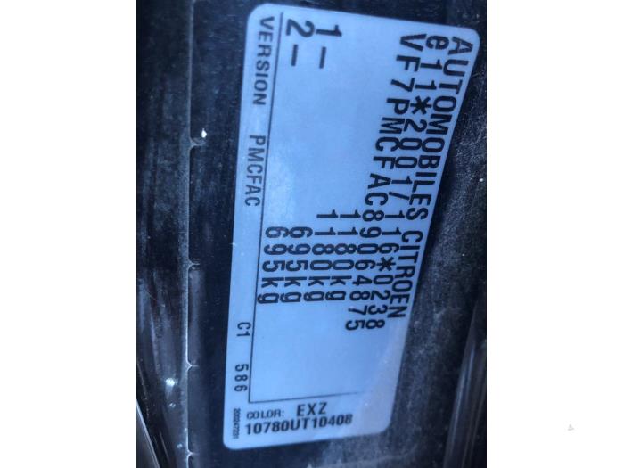 Citroen C1 1.0 12V Sloopvoertuig (2006, Zwart)