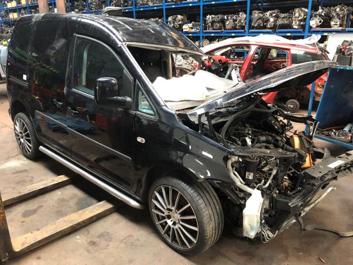Volkswagen Caddy III 1.6 TDI 16V Sloopvoertuig (2012, Zwart)