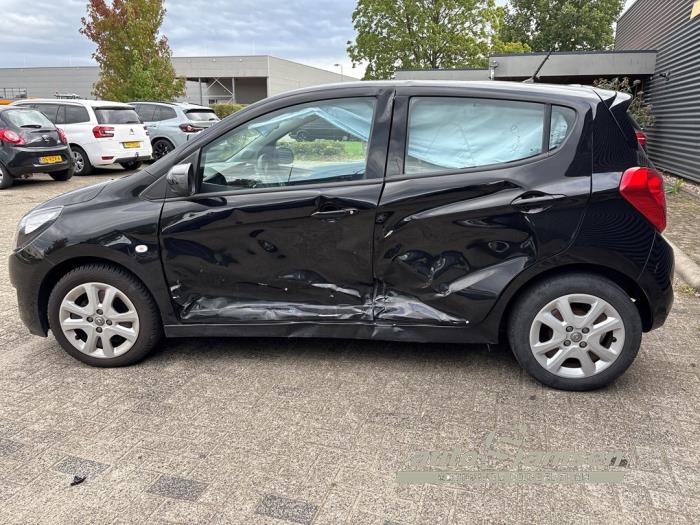 Opel Karl 1.0 12V Schadevoertuig (2017, Zwart)