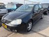 Volkswagen Golf V 1.6 FSI 16V Schadevoertuig (2006, Zwart)