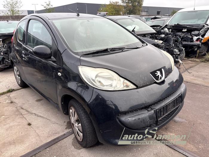 Peugeot 107 1.0 12V Sloopvoertuig (2007, Zwart)