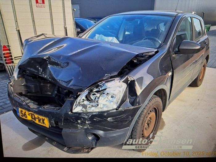 Nissan Qashqai 1.6 16V Sloopvoertuig (2008, Zwart)