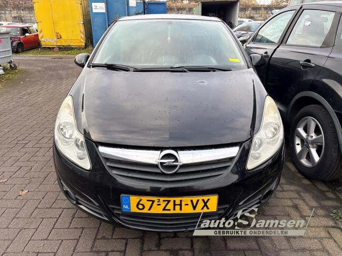 Opel Corsa D 1.2 16V Sloopvoertuig (2008, Zwart)