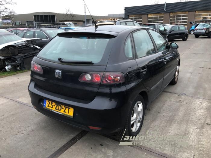 Seat Ibiza III 1.4 16V 85 Sloopvoertuig (2008, Zwart)