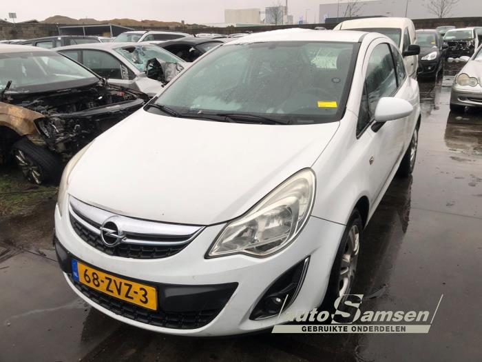 Opel Corsa D 1.2 16V LPG Sloopvoertuig (2013, Wit)
