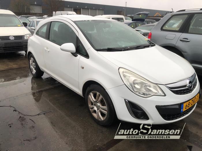 Opel Corsa D 1.2 16V LPG Sloopvoertuig (2013, Wit)