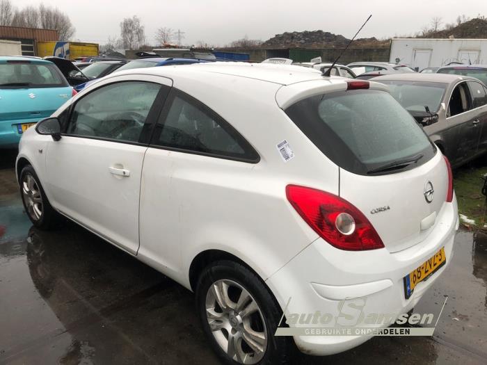 Opel Corsa D 1.2 16V LPG Sloopvoertuig (2013, Wit)