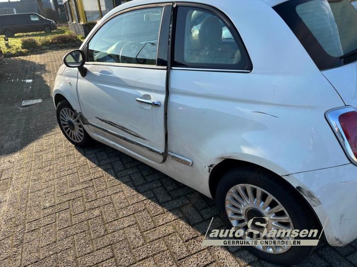 Fiat 500 1.2 Schadevoertuig (2012, Wit)