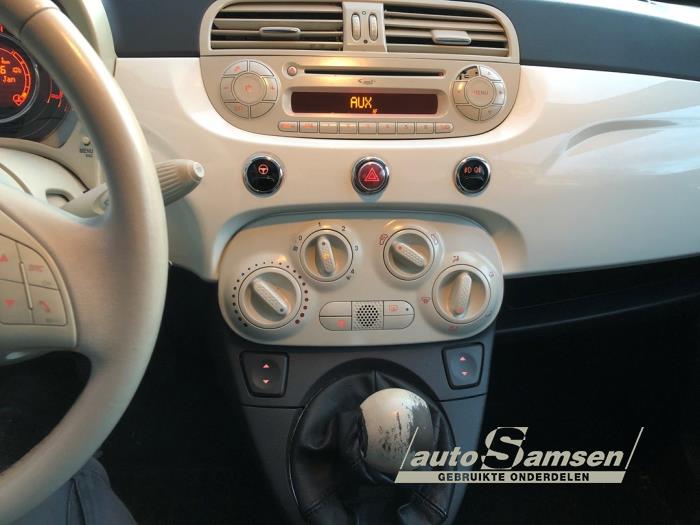 Fiat 500 1.2 Schadevoertuig (2012, Wit)