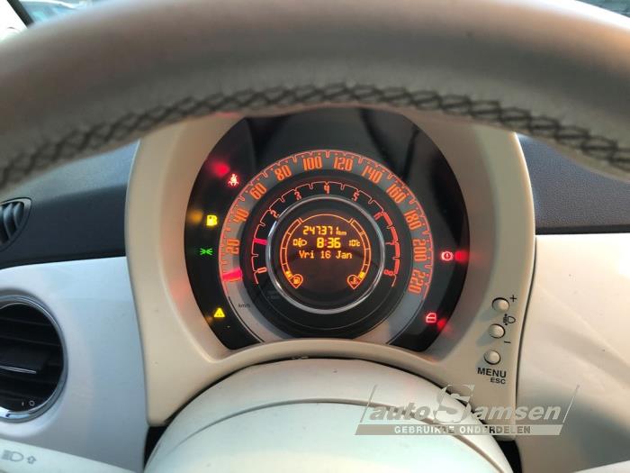 Fiat 500 1.2 Schadevoertuig (2012, Wit)