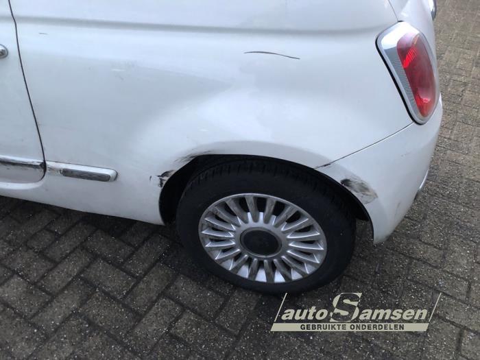 Fiat 500 1.2 Schadevoertuig (2012, Wit)