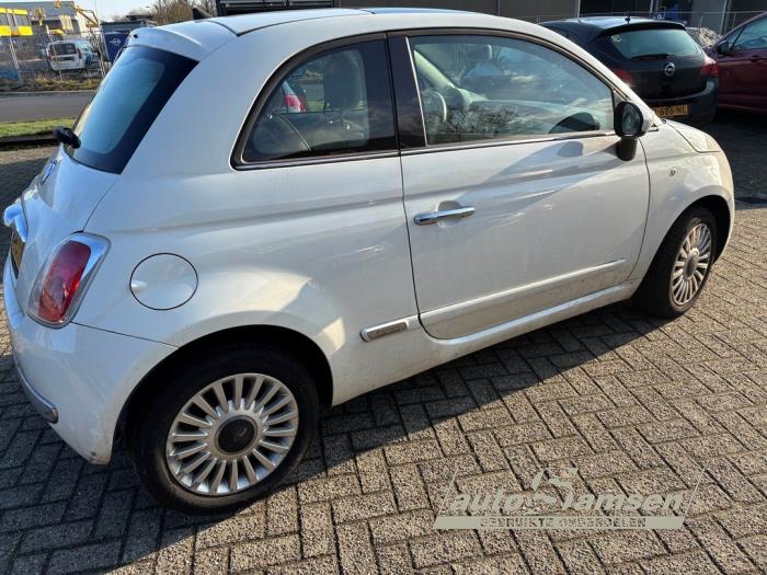 Fiat 500 1.2 Schadevoertuig (2012, Wit)