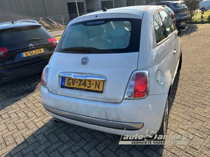 Fiat 500 1.2 Schadevoertuig (2012, Wit)
