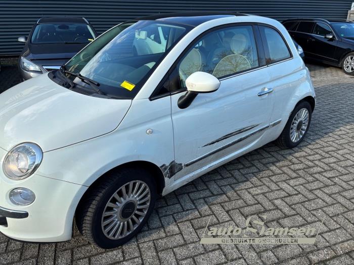 Fiat 500 1.2 Schadevoertuig (2012, Wit)