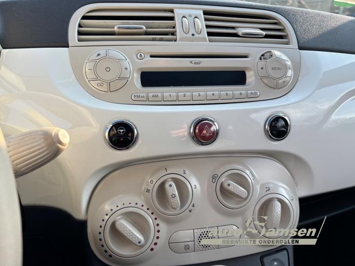 Fiat 500 1.2 Schadevoertuig (2012, Wit)