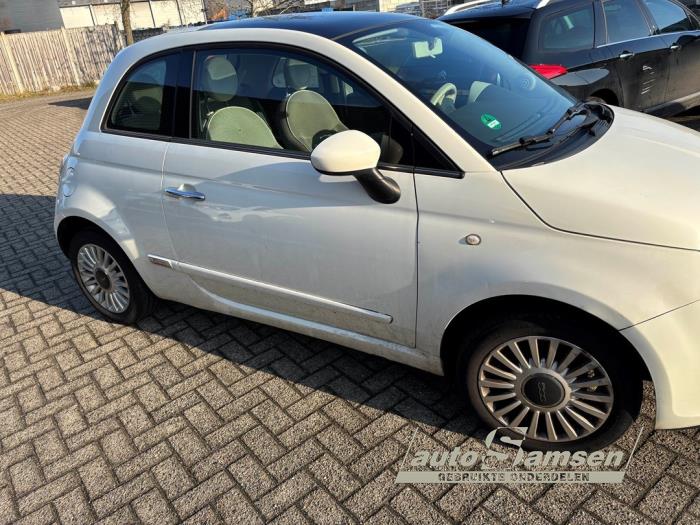 Fiat 500 1.2 Schadevoertuig (2012, Wit)