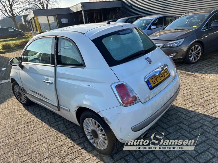 Fiat 500 1.2 Schadevoertuig (2012, Wit)