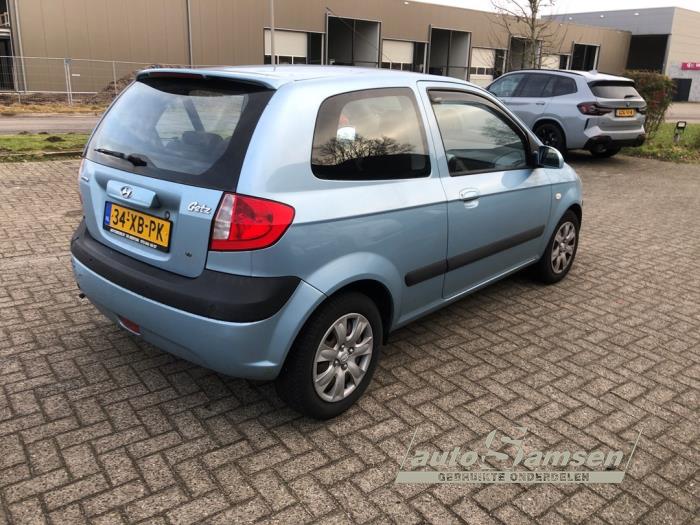 Hyundai Getz 1.4i 16V Schadevoertuig (2007, Blauw)