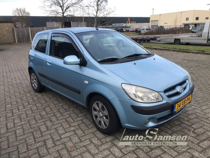 Hyundai Getz 1.4i 16V Schadevoertuig (2007, Blauw)