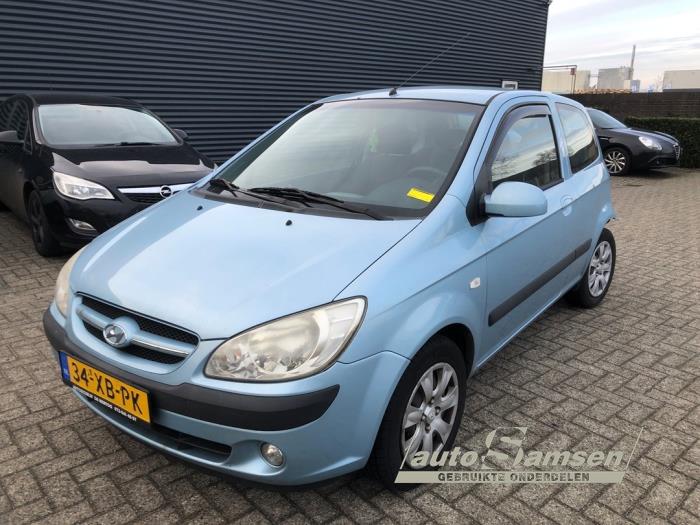 Hyundai Getz 1.4i 16V Schadevoertuig (2007, Blauw)