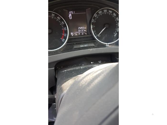 Skoda Rapid 1.6 TDI 16V Sloopvoertuig (2017, Wit)