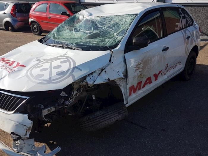 Skoda Rapid 1.6 TDI 16V Sloopvoertuig (2017, Wit)