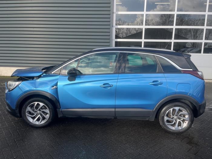 Opel Crossland 1.2 Turbo 12V Schadevoertuig (2019, Blauw)